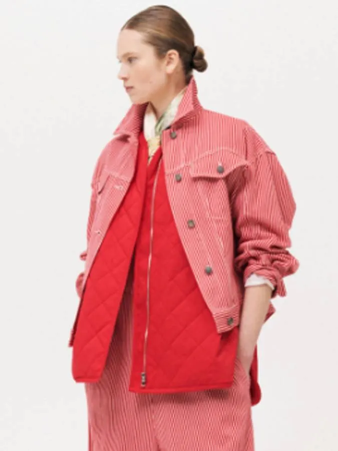 LUMINA - Γυναικείο γιλέκο LD5178 Κόκκινο