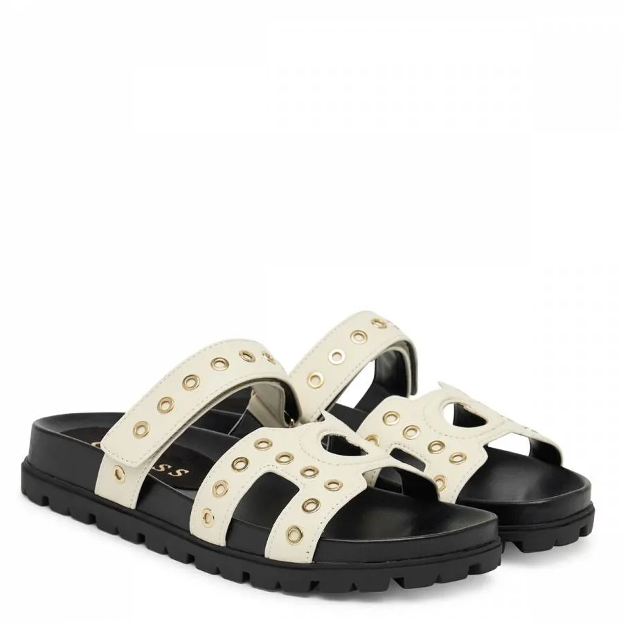 GUESS - Γυναικεία παντόφλα FASHIE FLPFASELE03 Εκρού