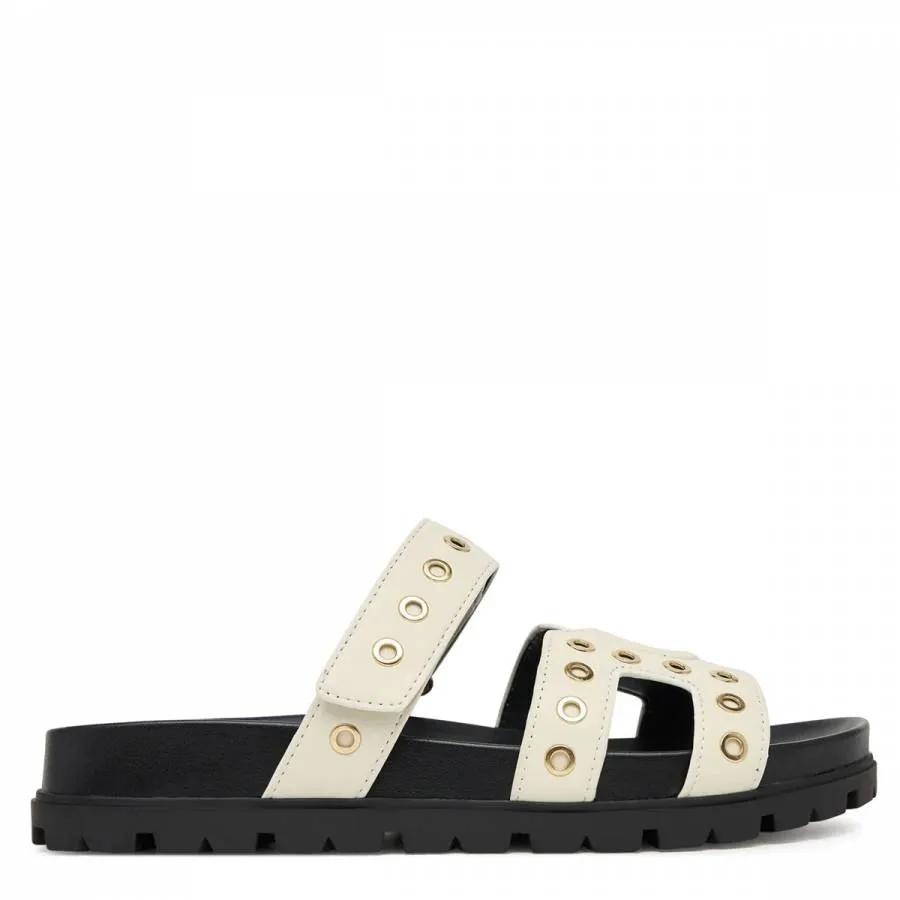 GUESS - Γυναικεία παντόφλα FASHIE FLPFASELE03 Εκρού