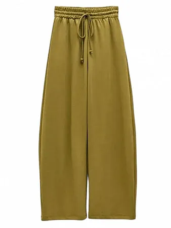 LUMINA - Γυναικείο παντελόνι L9329 Λαδί