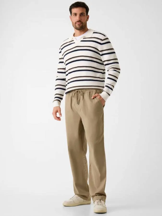 GUESS - Ανδρικό παντελόνι M6RB46WI702-G1O5 Beige