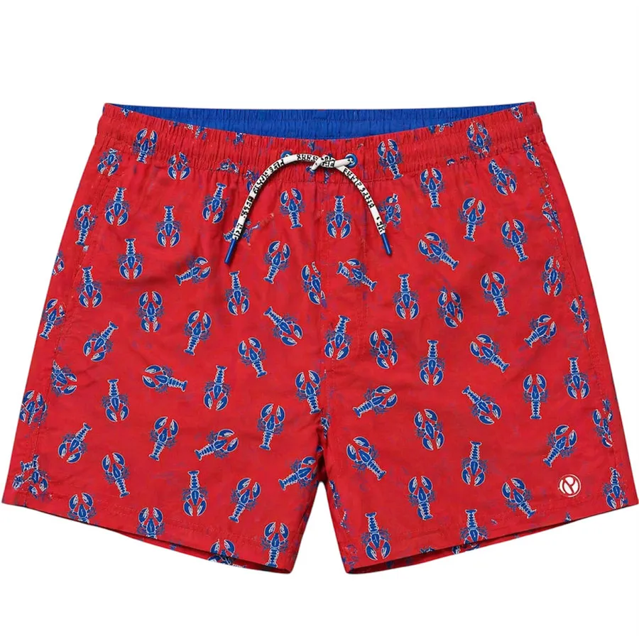 PEPE JEANS - Ανδρικό μαγιό FUNKY LOBSTER SWIIMSHORT PMB100025 (264) Royal Red