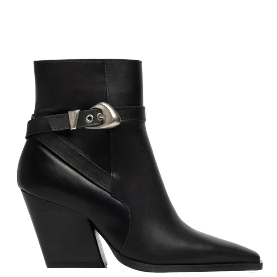 SANTE - Γυναικεία μποτάκια με ιδιαίτερα άνετη φόρμα 25-551-01 Μαύρο