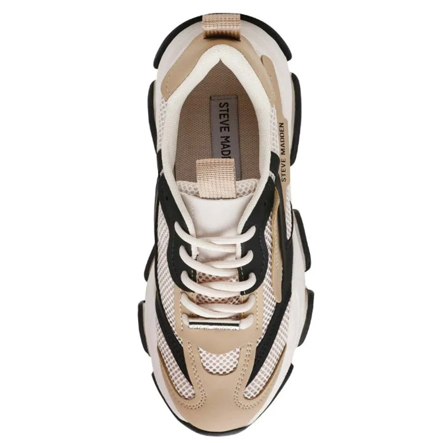 STEVE MADDEN - Γυναικεία sneakers POSSESSION-E 11004652-IB1 Irish/Black Silver