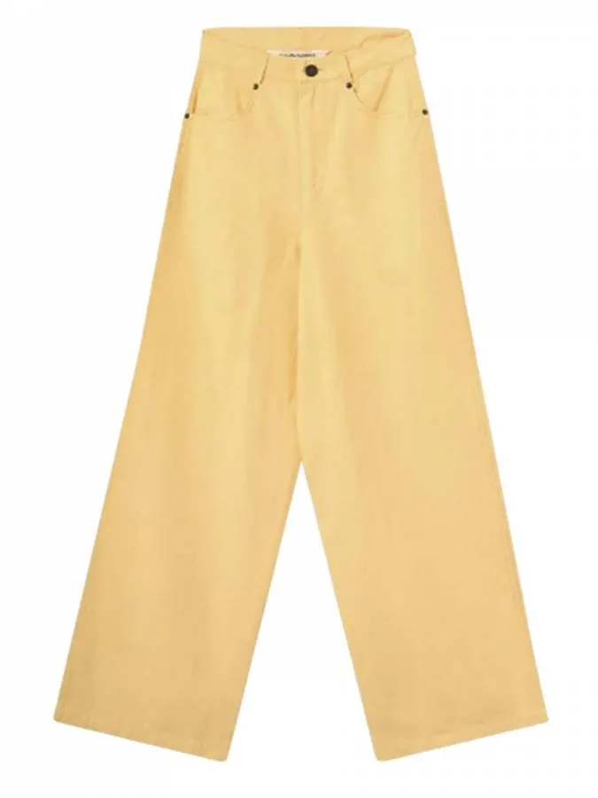 COMPANIA FANTASTICA - Γυναικείο παντελόνι 61C/11044/034 Yellow