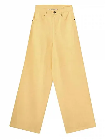 COMPANIA FANTASTICA - Γυναικείο παντελόνι 61C/11044/034 Yellow