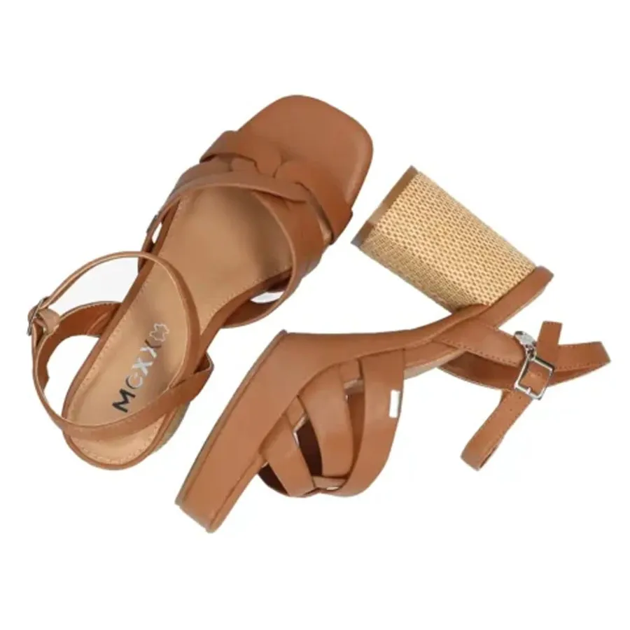 MEXX - Γυναικεία πέδιλα RIONA PISA MI001603751W-02-2004 Cognac