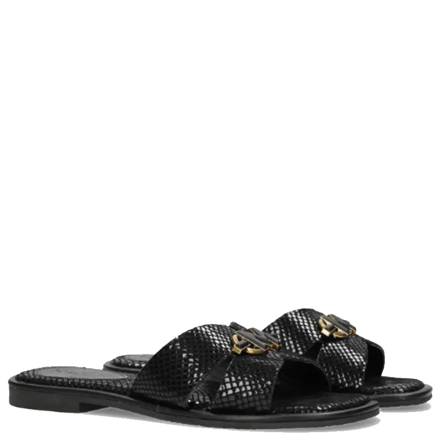 MEXX - Γυναικείες παντόφλες RAISSA PARROT MI001606251W-1000 Black