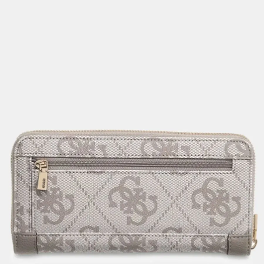 GUESS - Γυναικείο πορτοφόλι KARNILLA LOGO SLG OS9901146 Dark Taupe Logo