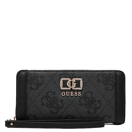 GUESS - Γυναικείο πορτοφόλι KARNILLA LOGO SLG OS9901146 Coal Logo