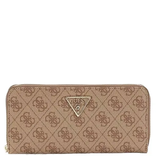 GUESS - Γυναικείο πορτοφόλι LAUREL SLG SWSG7459146 Latte Logo