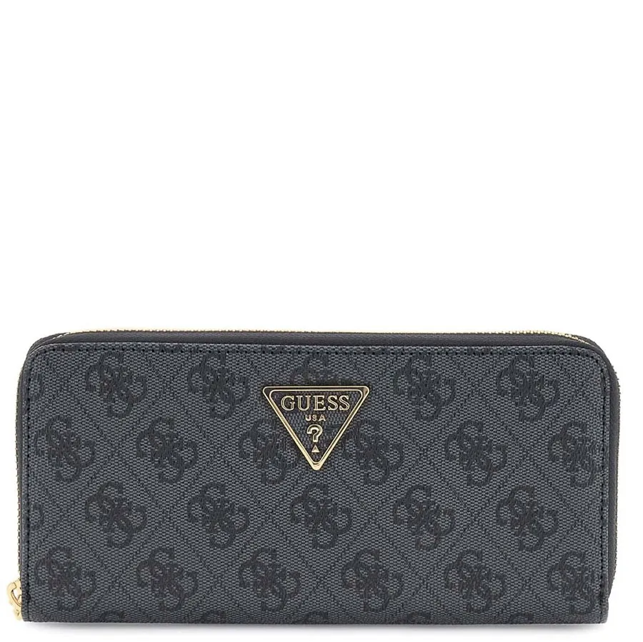 GUESS - Γυναικείο πορτοφόλι LAUREL SLG SWSG7459146 Coal Logo