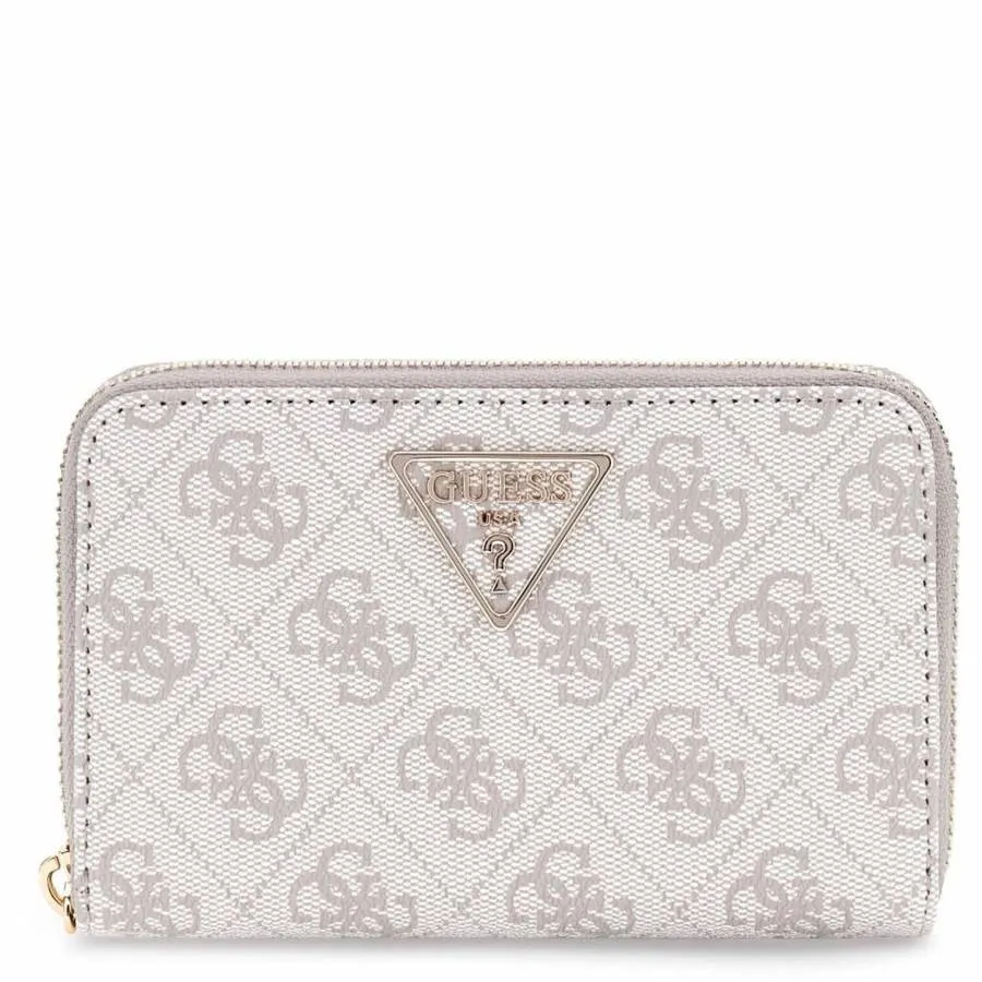 GUESS - Γυναικείο πορτοφόλι LAUREL II SLG SWSG7459140 Dark Taupe Logo
