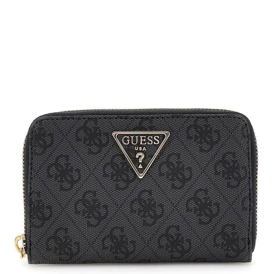 GUESS - Γυναικείο πορτοφόλι LAUREL II SLG SWSG7459140 Coal Logo