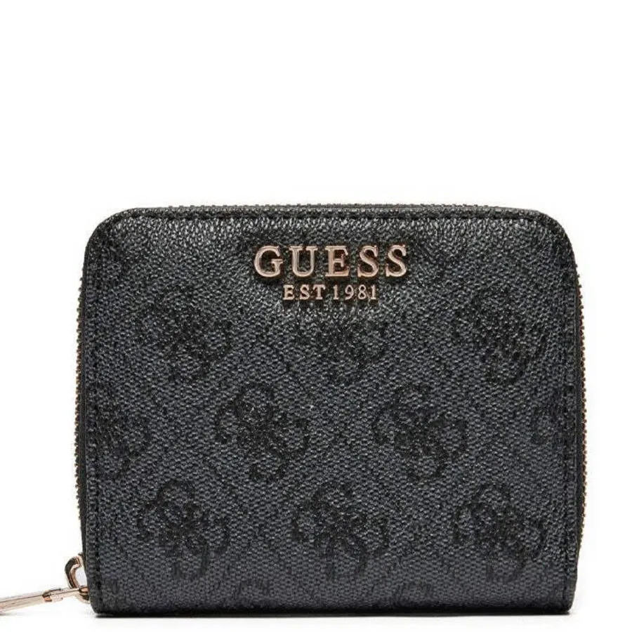 GUESS - Γυναικείο πορτοφόλι LAUREL II SLG SG7459137 Coal Logo
