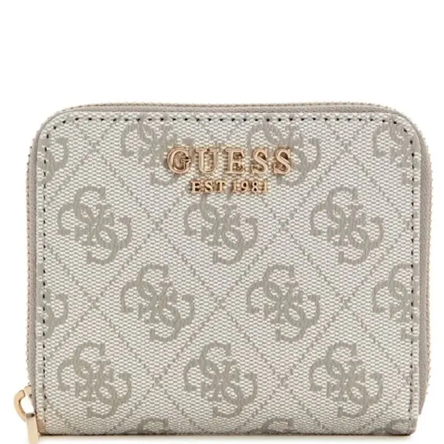 GUESS - Γυναικείο πορτοφόλι LAUREL II SLG SG7459137 Dark Taupe Logo
