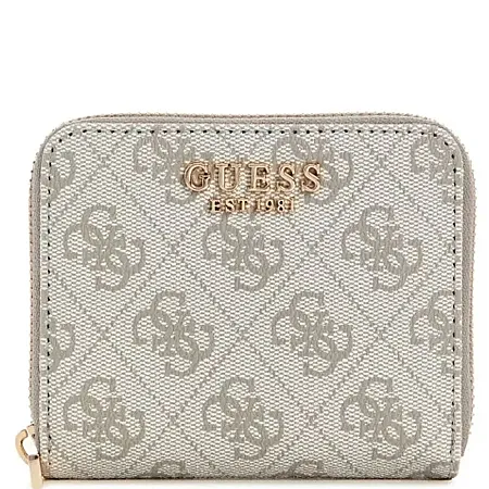 GUESS - Γυναικείο πορτοφόλι LAUREL II SLG SG7459137 Dark Taupe Logo