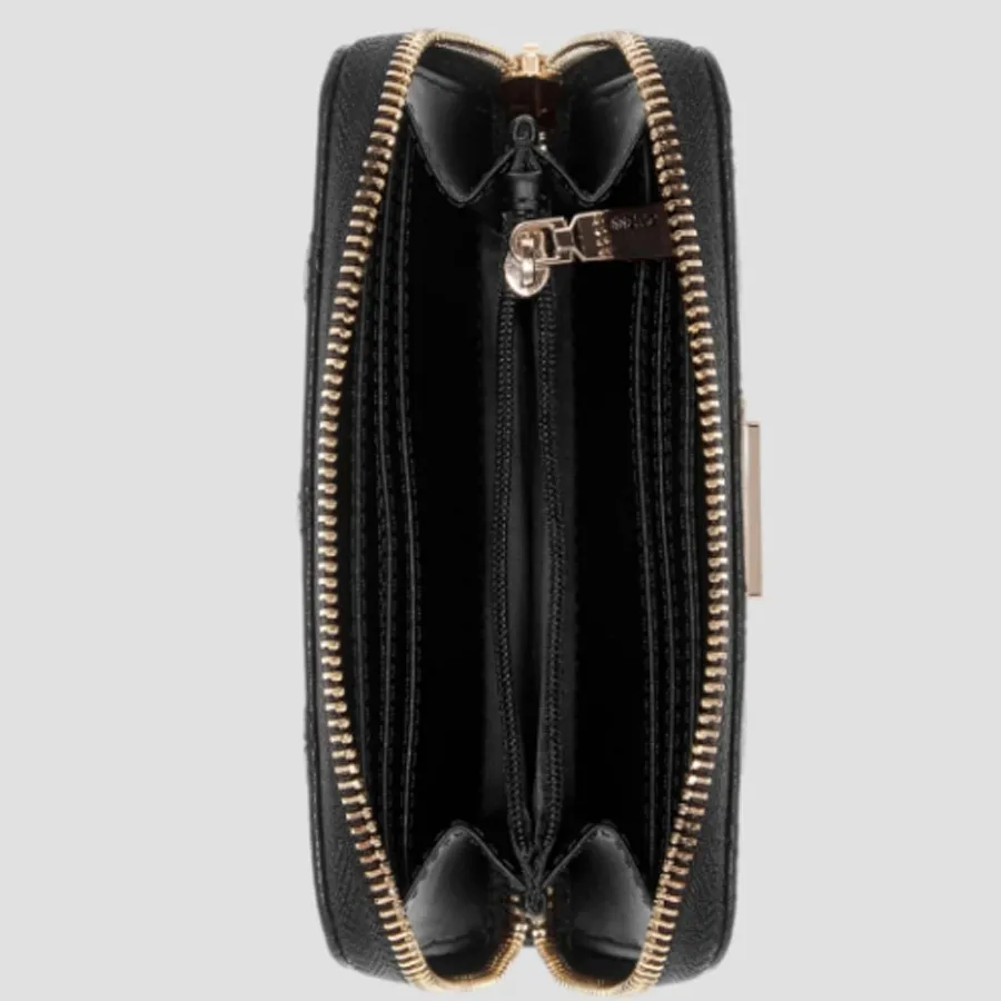 GUESS - Γυναικείο πορτοφόλι LAUREL II SLG SO7459140 Coal Logo