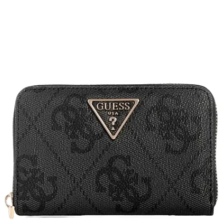 GUESS - Γυναικείο πορτοφόλι LAUREL II SLG SO7459140 Coal Logo