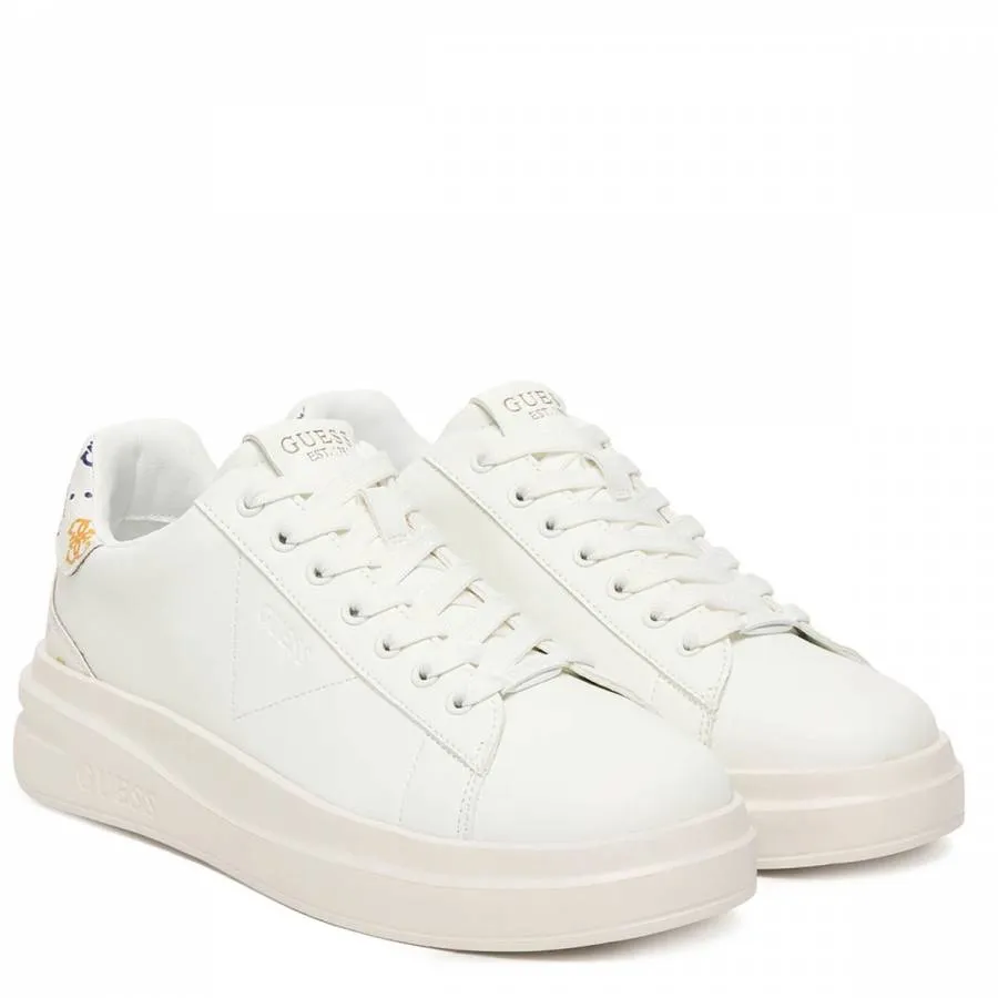 GUESS - Γυναικεία sneakers ELBINA FLPE11LEA12-WHITE Λευκό