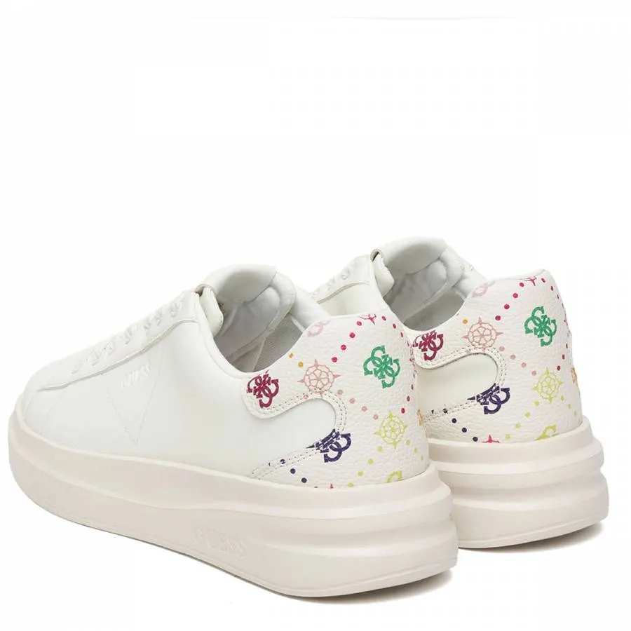 GUESS - Γυναικεία sneakers ELBINA FLPE11LEA12-WHITE Λευκό