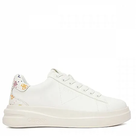 GUESS - Γυναικεία sneakers ELBINA FLPE11LEA12-WHITE Λευκό