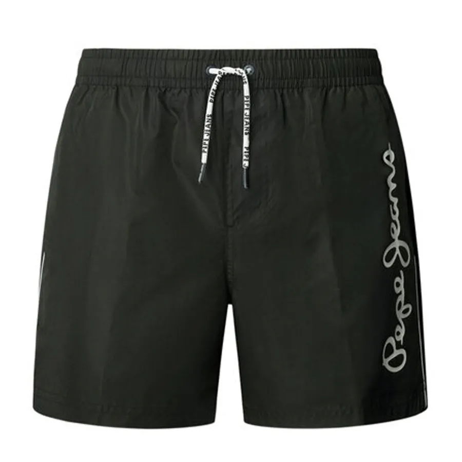 PEPE JEANS - Ανδρικό μαγιό LOGO SWIMSHORT PMB100006 (999) Black