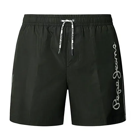 PEPE JEANS - Ανδρικό μαγιό LOGO SWIMSHORT PMB100006 (999) Black