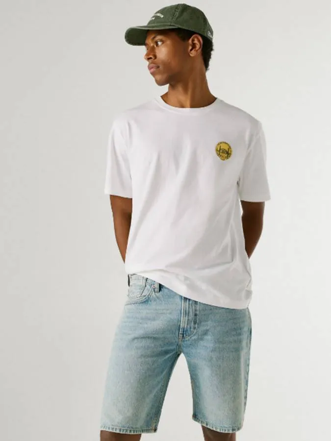 PEPE JEANS - Ανδρική βερμούδα LOOSE SHORT TOM VINTAGE LIGHT PM8000047 (000) Denim