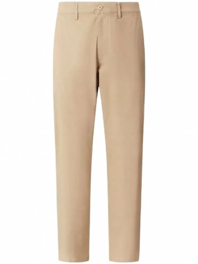 PEPE JEANS - Ανδρικό παντελόνι SLIM CHINO POPLIN  PM2100073 (845) Malt Beige