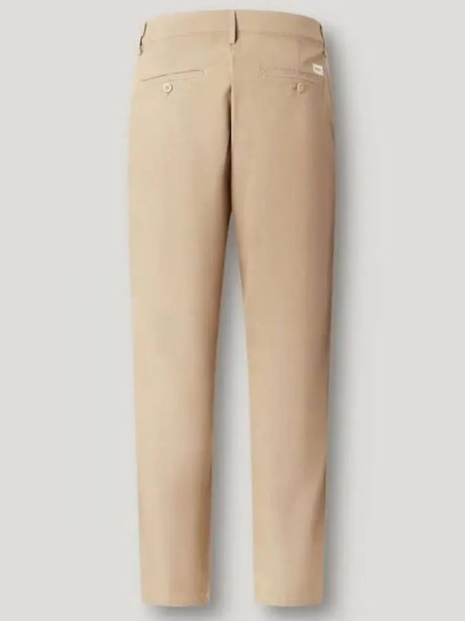 PEPE JEANS - Ανδρικό παντελόνι SLIM CHINO POPLIN  PM2100073 (845) Malt Beige