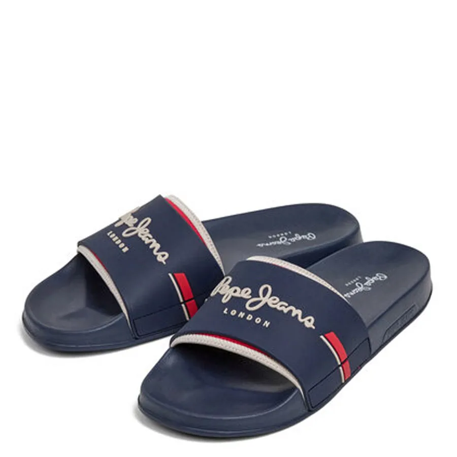 PEPE JEANS - Ανδρικές παντόφλες SLIDER GLAM M PMS700019 (595) Navy