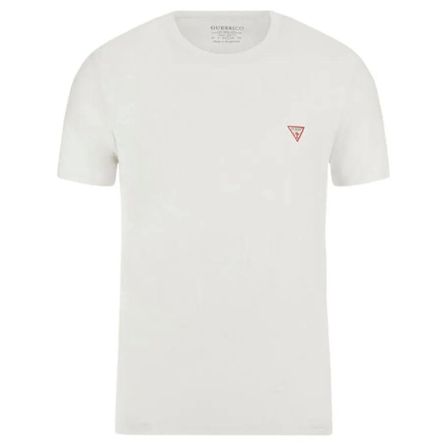GUESS - Ανδρικό T-shirt Slim Fit M2YI24J1314-G011 Λευκό