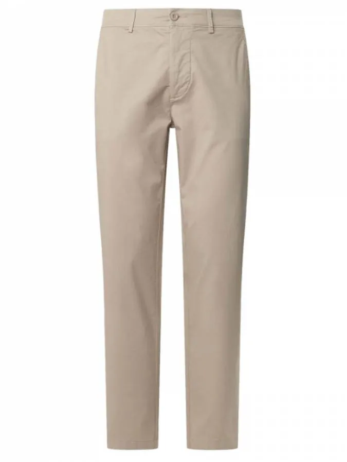 PEPE JEANS - Ανδρικό παντελόνι SLIM CHINO POPLIN PM211873 (833) Light Beige