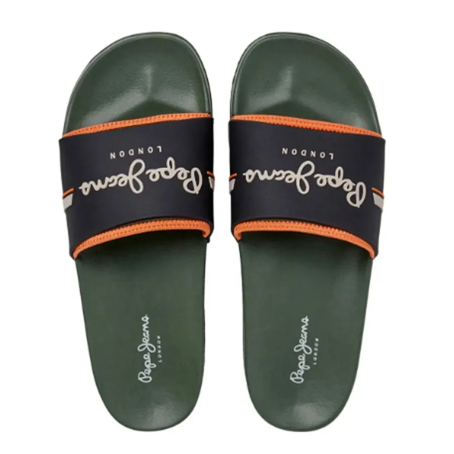 PEPE JEANS - Ανδρικές παντόφλες SLIDER GLAM M PMS700019 (765) Khaki Green