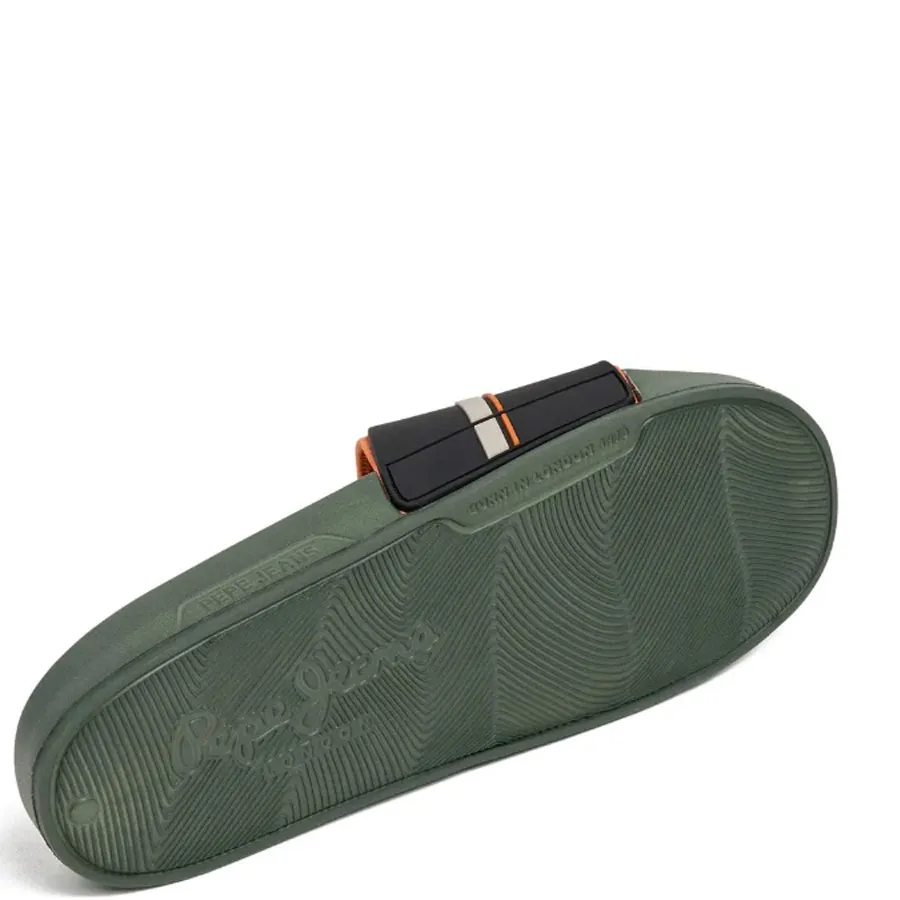 PEPE JEANS - Ανδρικές παντόφλες SLIDER GLAM M PMS700019 (765) Khaki Green