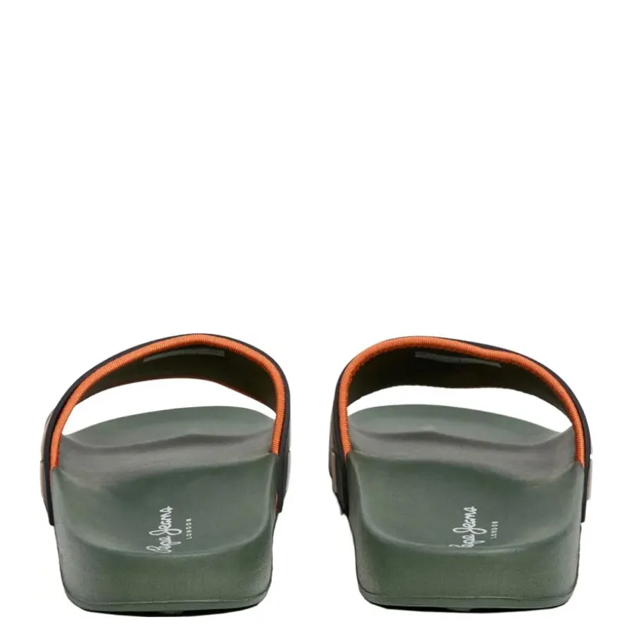 PEPE JEANS - Ανδρικές παντόφλες SLIDER GLAM M PMS700019 (765) Khaki Green