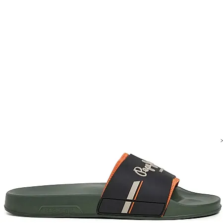 PEPE JEANS - Ανδρικές παντόφλες SLIDER GLAM M PMS700019 (765) Khaki Green