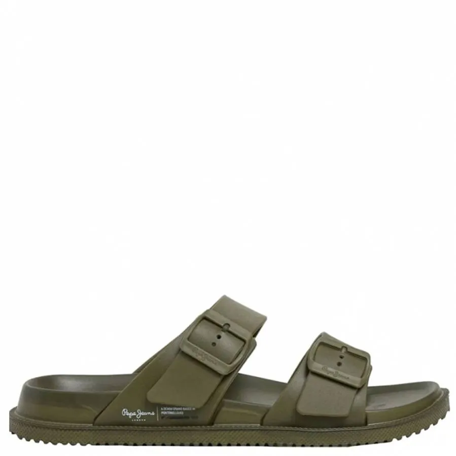 PEPE JEANS - Ανδρικές παντόφλες OCEAN BRAND M PMS700011 (785) Khaki Green