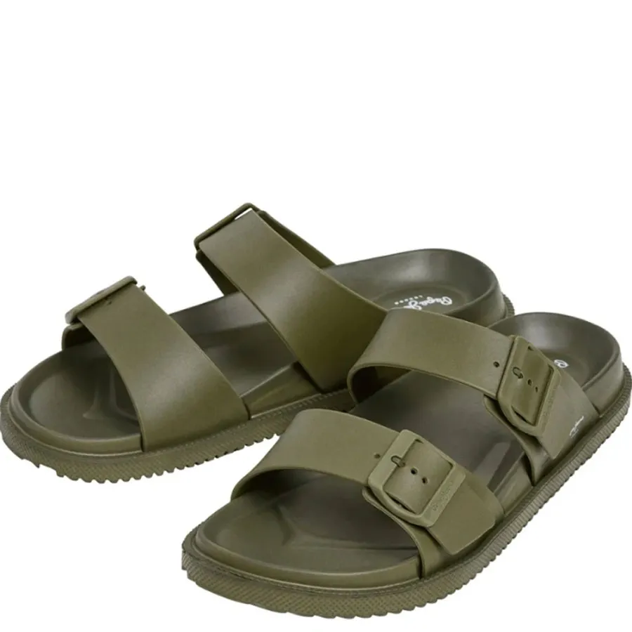 PEPE JEANS - Ανδρικές παντόφλες OCEAN BRAND M PMS700011 (785) Khaki Green