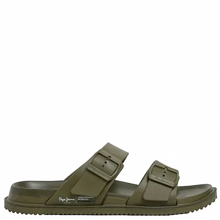 PEPE JEANS - Ανδρικές παντόφλες OCEAN BRAND M PMS700011 (785) Khaki Green