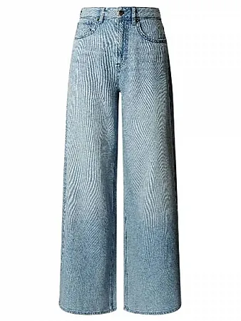 PEPE JEANS - Γυναικείο jean High-Rise Wide Fit Jeans - Jaimy PL2047404 (2W0)  Vintage Worn Bleach Tencel Ble