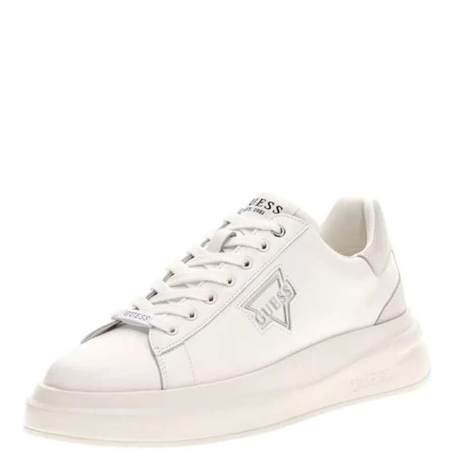 GUESS - Ανδρικά sneakers ELBA FMFBANLEL12-WHITE Λευκό
