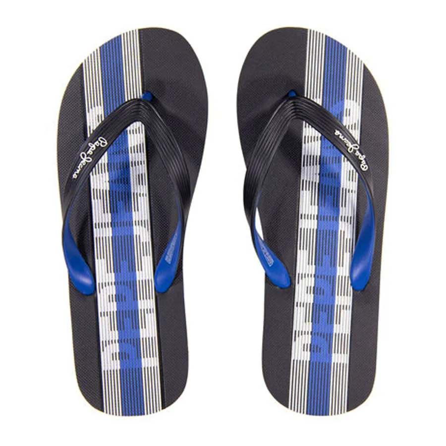PEPE JEANS - Ανδρικές σαγιονάρες HAWI MARK PMS70088 (999) Black