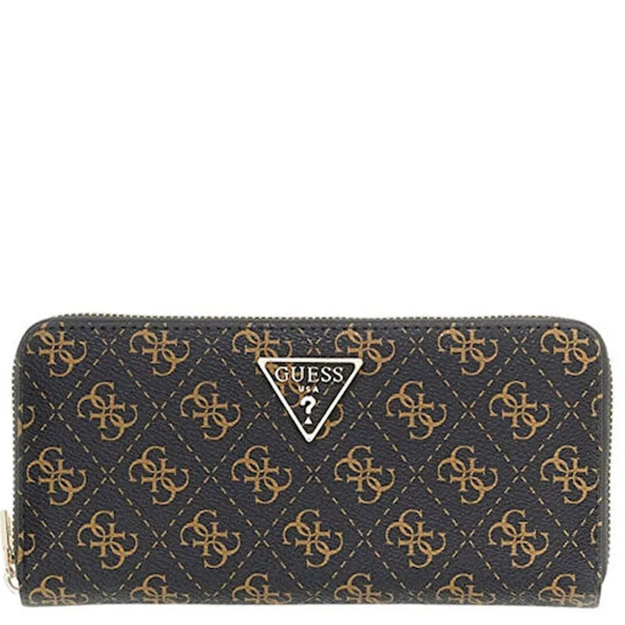 GUESS - Γυναικείο πορτοφόλι LAUREL II SLG SWQL7459146 Brown Logo