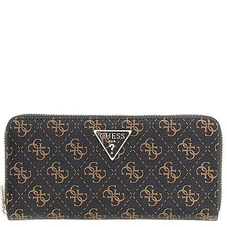 GUESS - Γυναικείο πορτοφόλι LAUREL II SLG SWQL7459146 Brown Logo