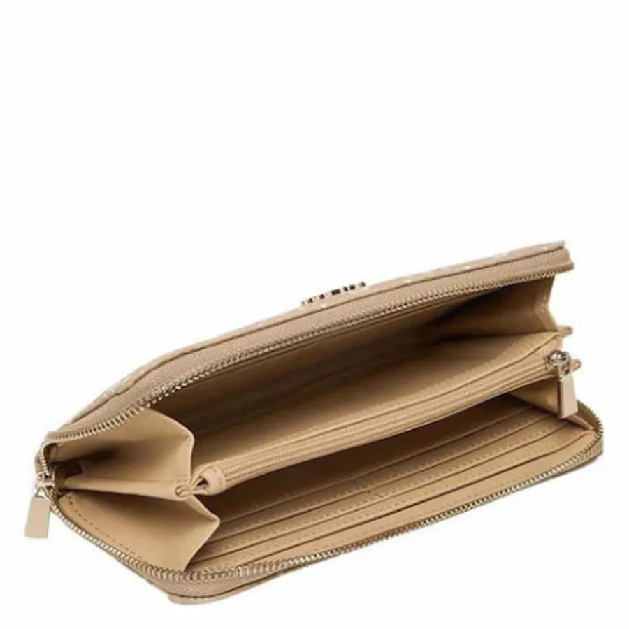 GUESS - Γυναικείο πορτοφόλι LAUREL II SLG SWGP9898146 Vanilla Logo