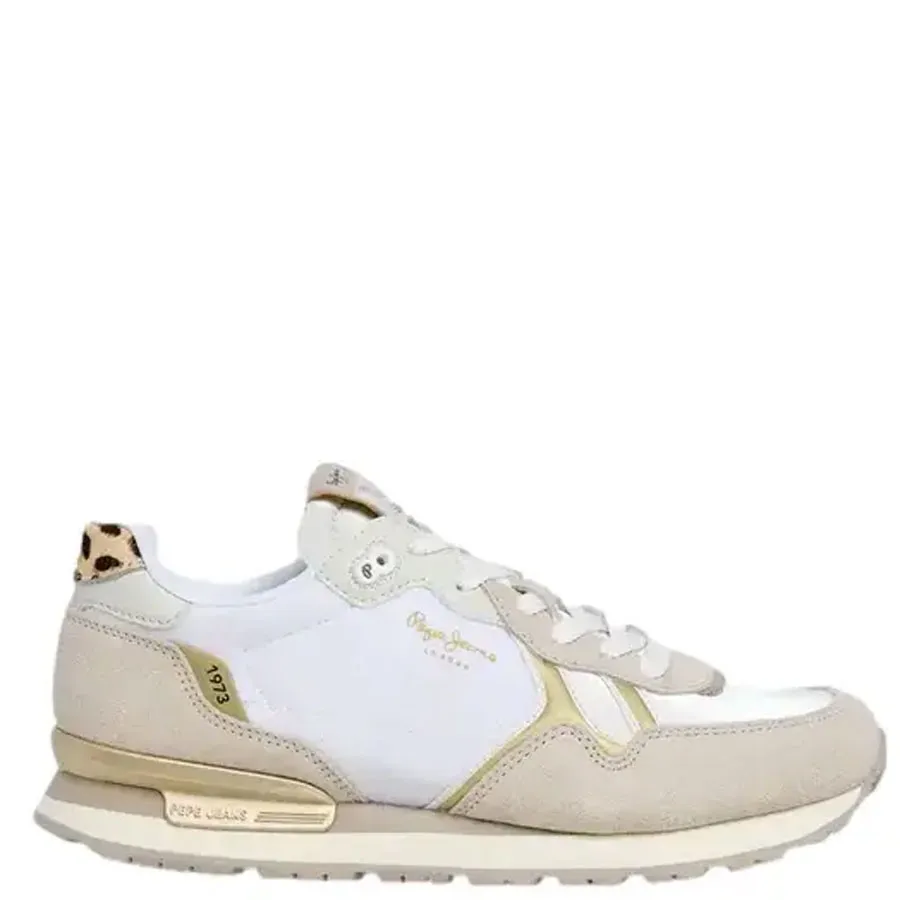 PEPE JEANS - Γυναικεία sneakers BRIT GLEN W PLS400023 (803) Off White