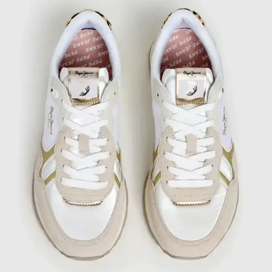 PEPE JEANS - Γυναικεία sneakers BRIT GLEN W PLS400023 (803) Off White