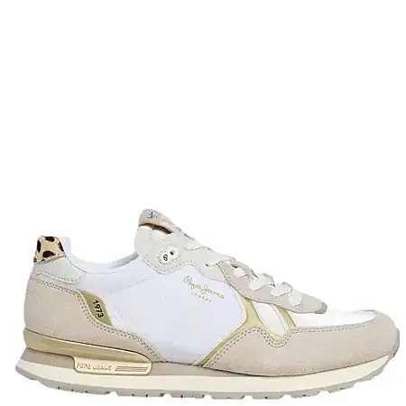 PEPE JEANS - Γυναικεία sneakers BRIT GLEN W PLS400023 (803) Off White